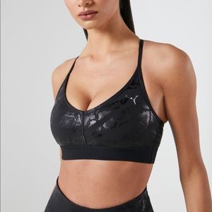 Black Puma Untamed Sports Bra